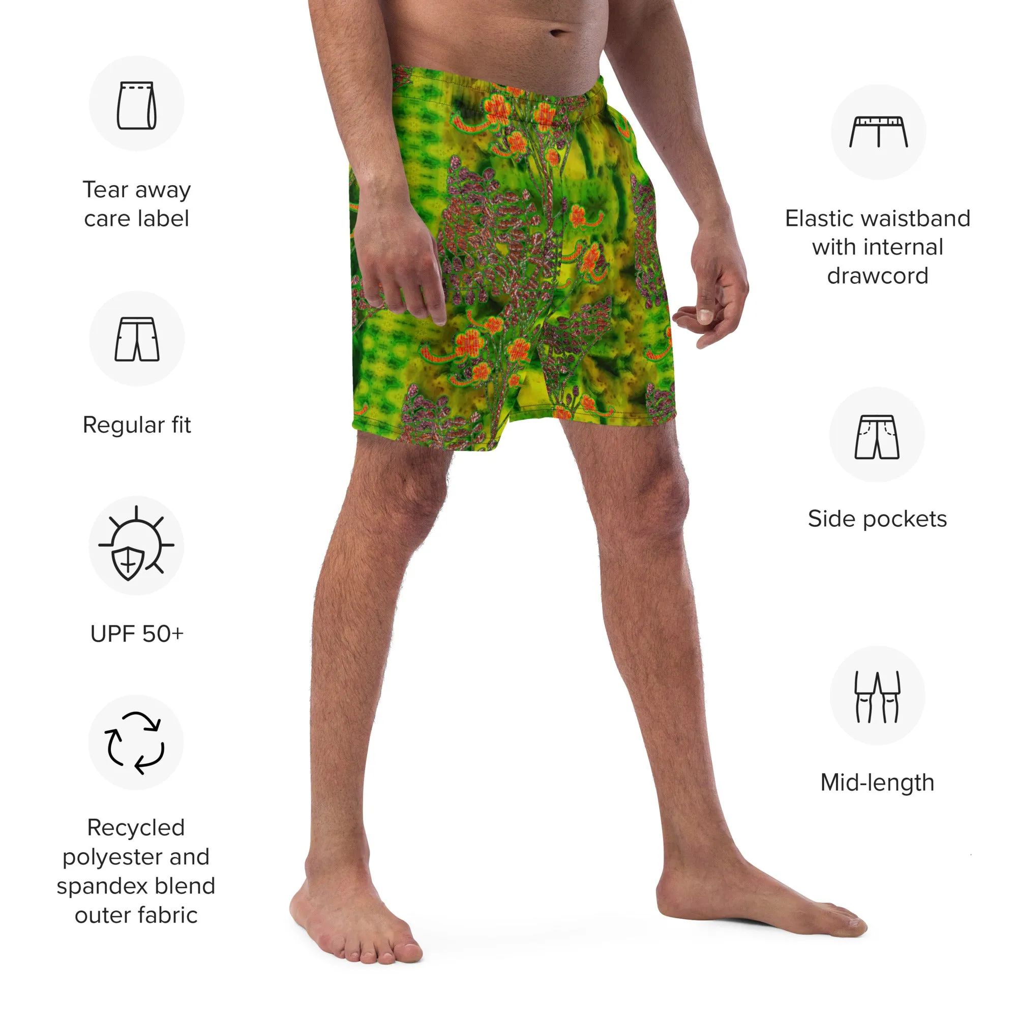 Swim Trunks (Virilis)(WindSong Flower) RJSTH@Fabric#3 RJSTHS2023 RJS