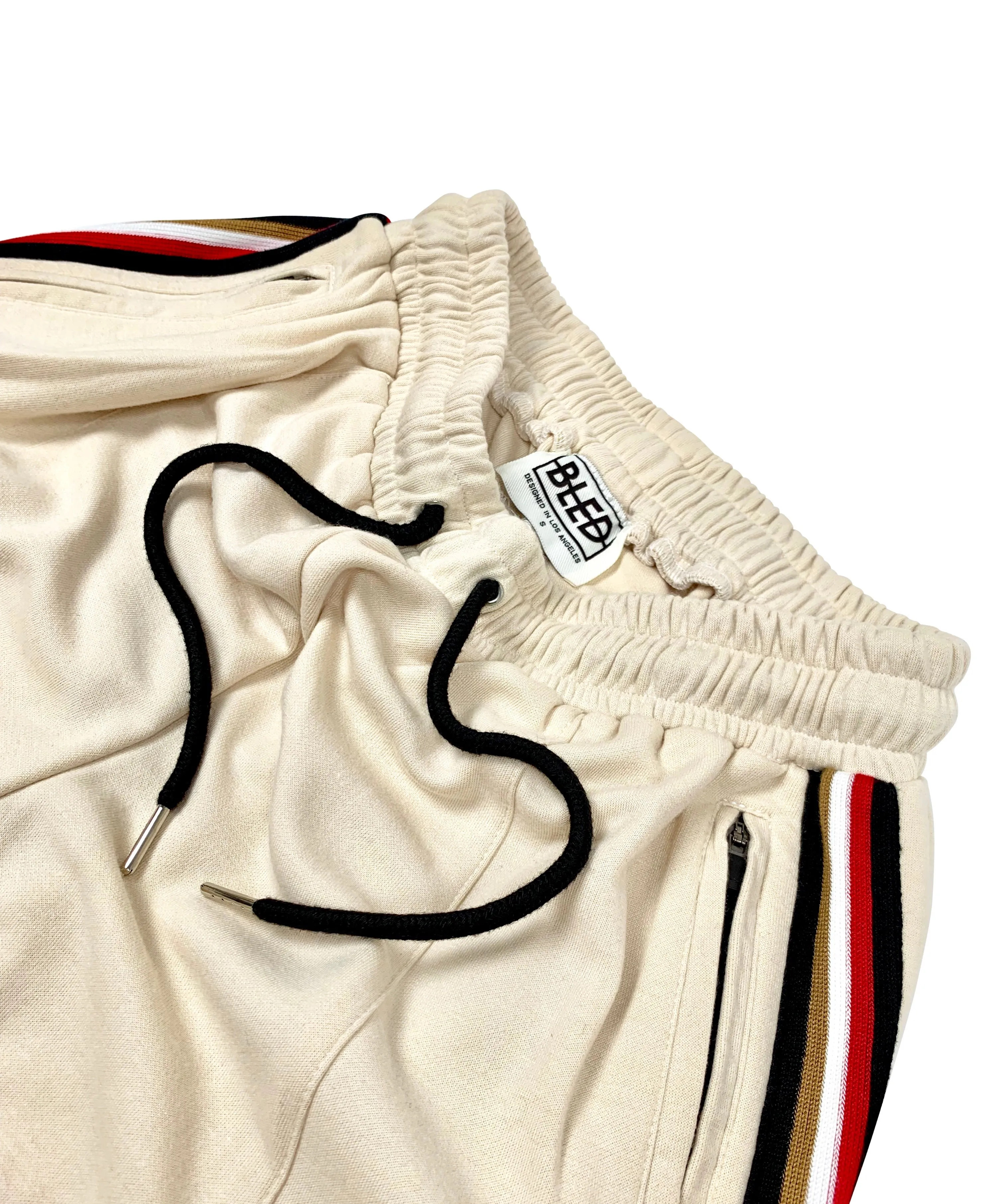 Taped Runner Track Pant - Cream