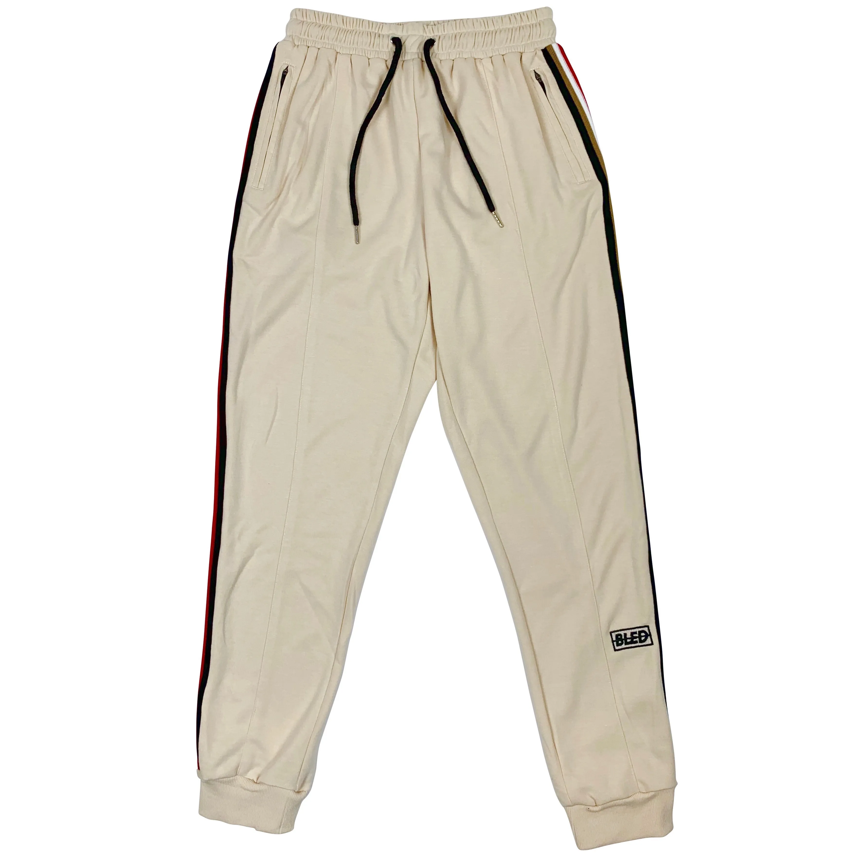 Taped Runner Track Pant - Cream