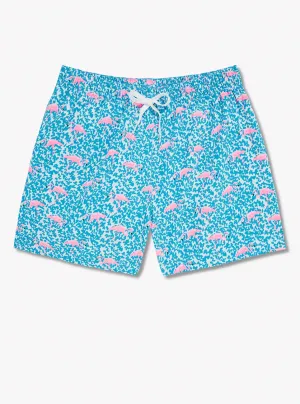 The Domingos Are For Flamingos Classic Swim Trunks