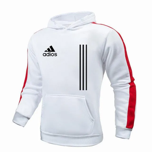 The New Men's Hoodie Sports Suit Cotton Polyester Drawstring Sportswear Trend Fashion Autumn And Winter Pullover Suit S-3XL