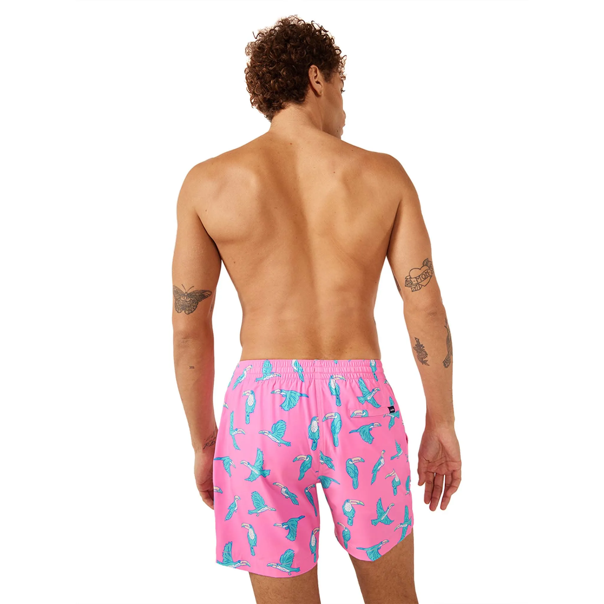 The Toucans Lined 5.5 inch Swim Shorts