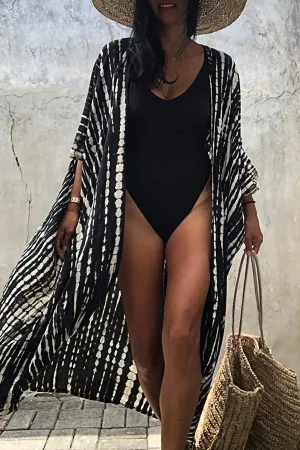Tie-dye Print Holiday Cover-up (Fit 99 To 154lbs)