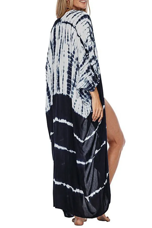 Tie-dye Print Holiday Cover-up (Fit 99 To 154lbs)