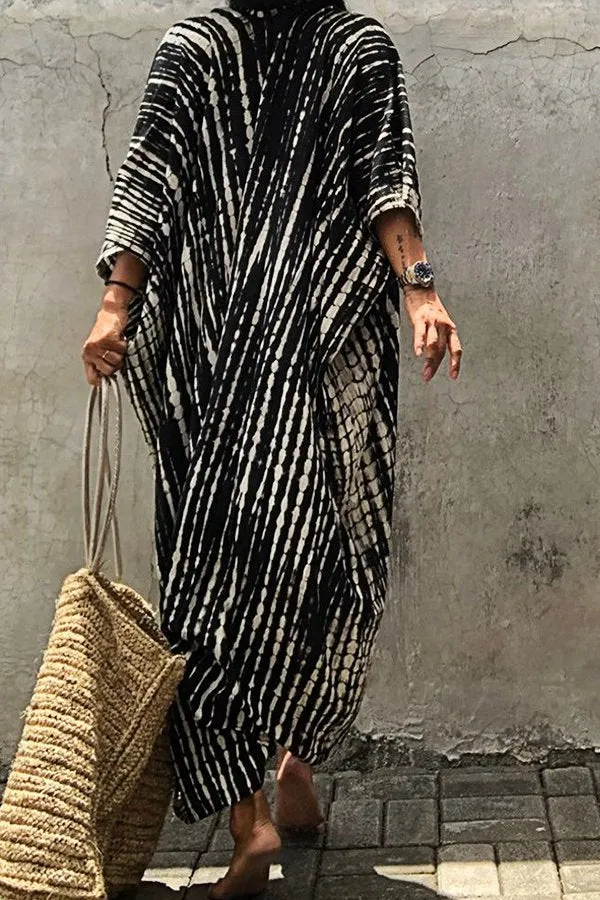 Tie-dye Print Holiday Cover-up (Fit 99 To 154lbs)