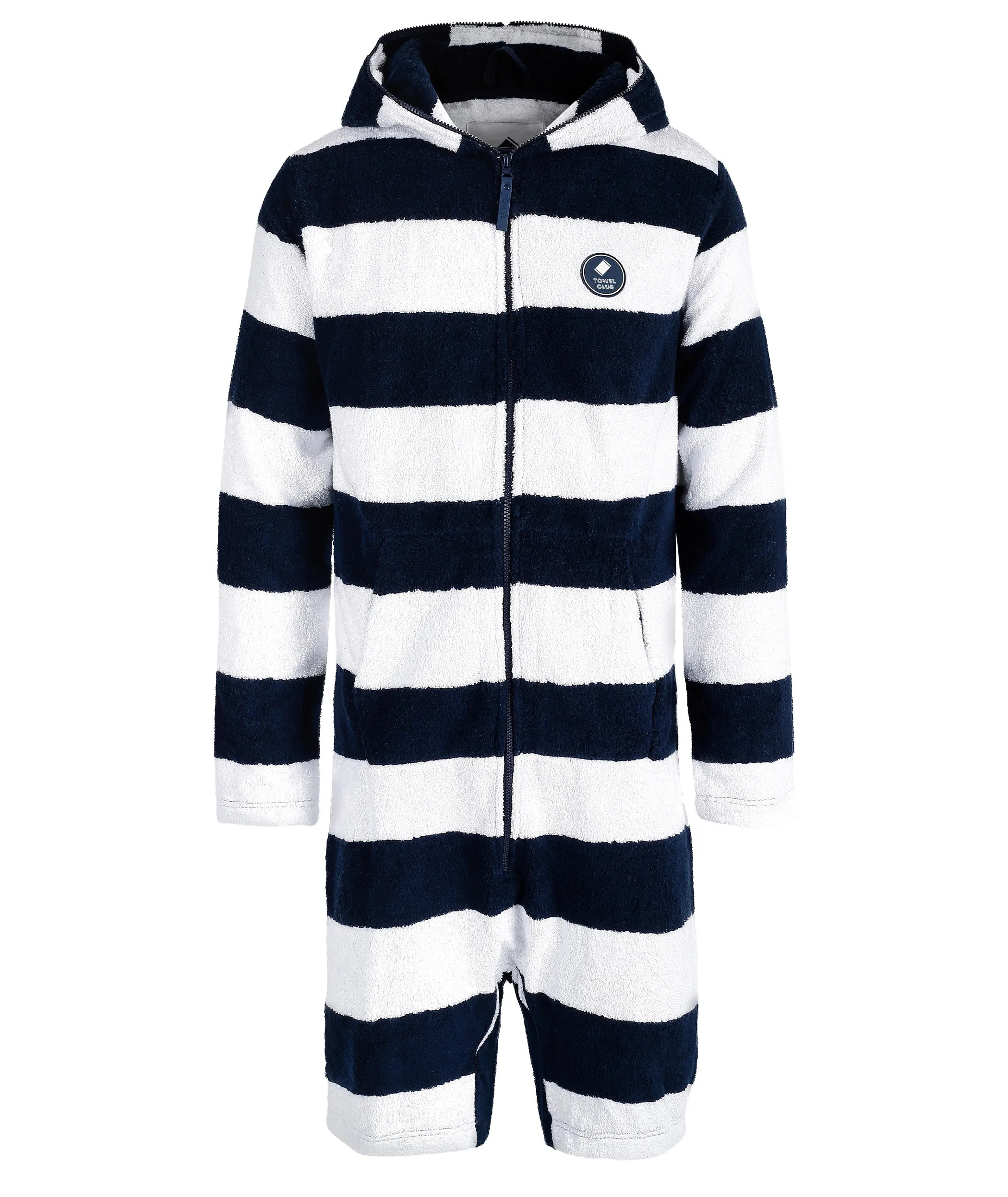 Towel Jumpsuit Navy Striped
