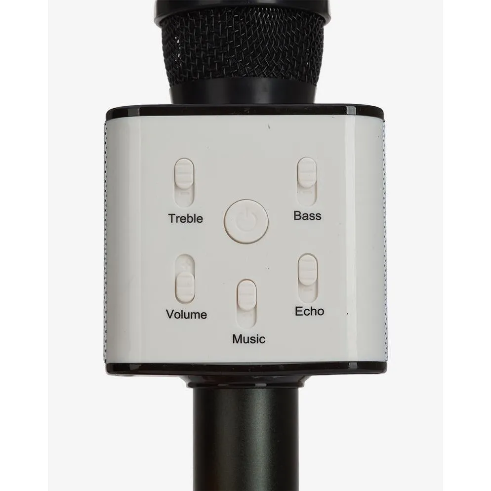 Trend Tech Brands Sing-Along PRO Karaoke Microphone & Bluetooth Speaker All-in-One - Black