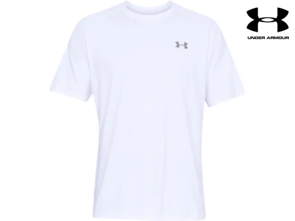 Under Armour Mens Tech 2.0 Short Sleeve Tee (White 100)