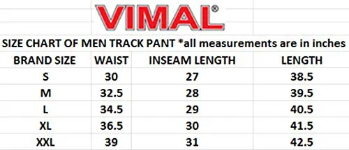 VIMAL JONNEY Men's Trackpantss (D10NAVY-M_Navy Blue)