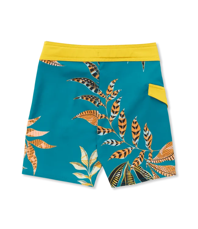 Volcom Little Boys Lido Print Mod-Tech Trunks