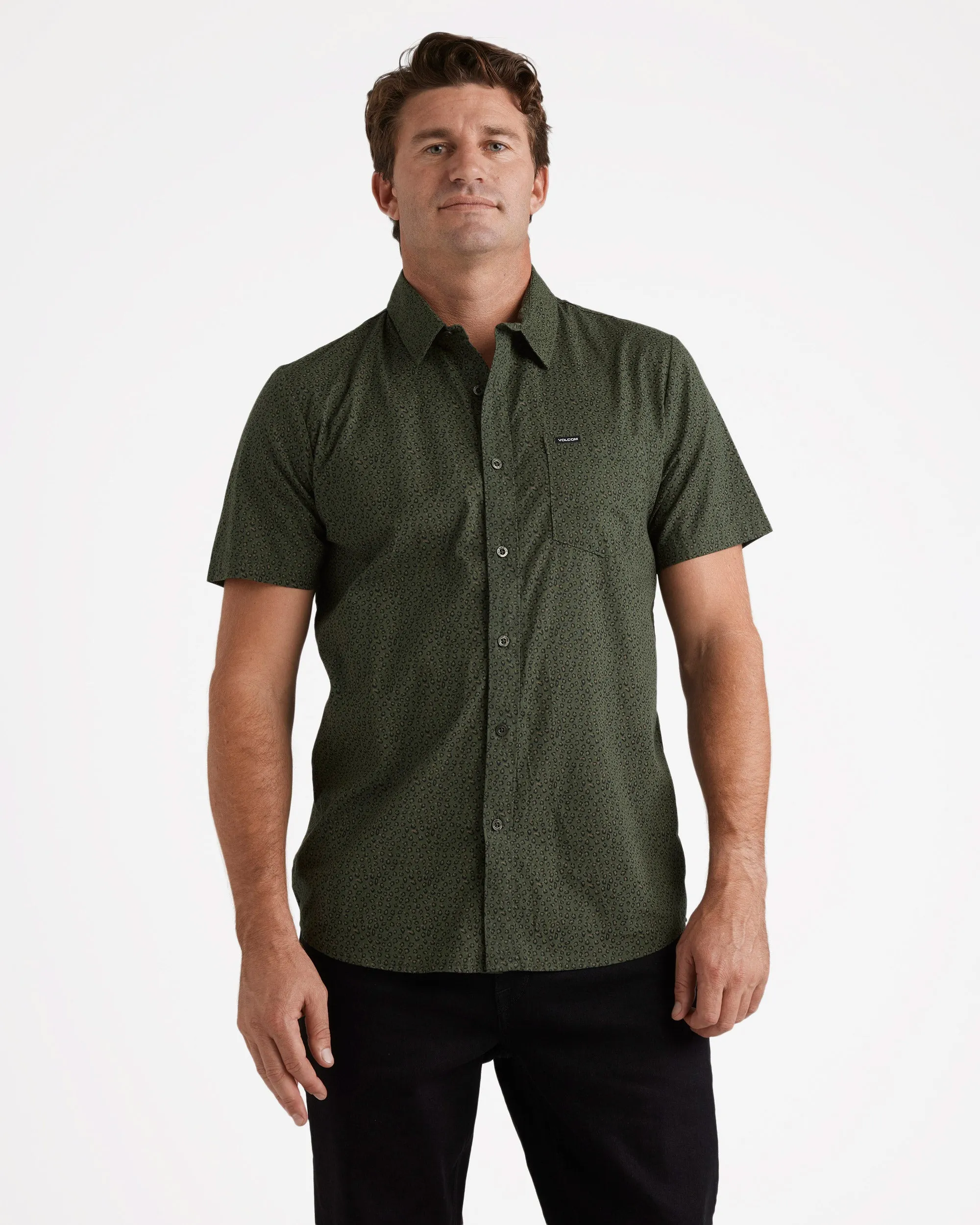 Warbler Short Sleeve Woven Shirt - Duffle Bag