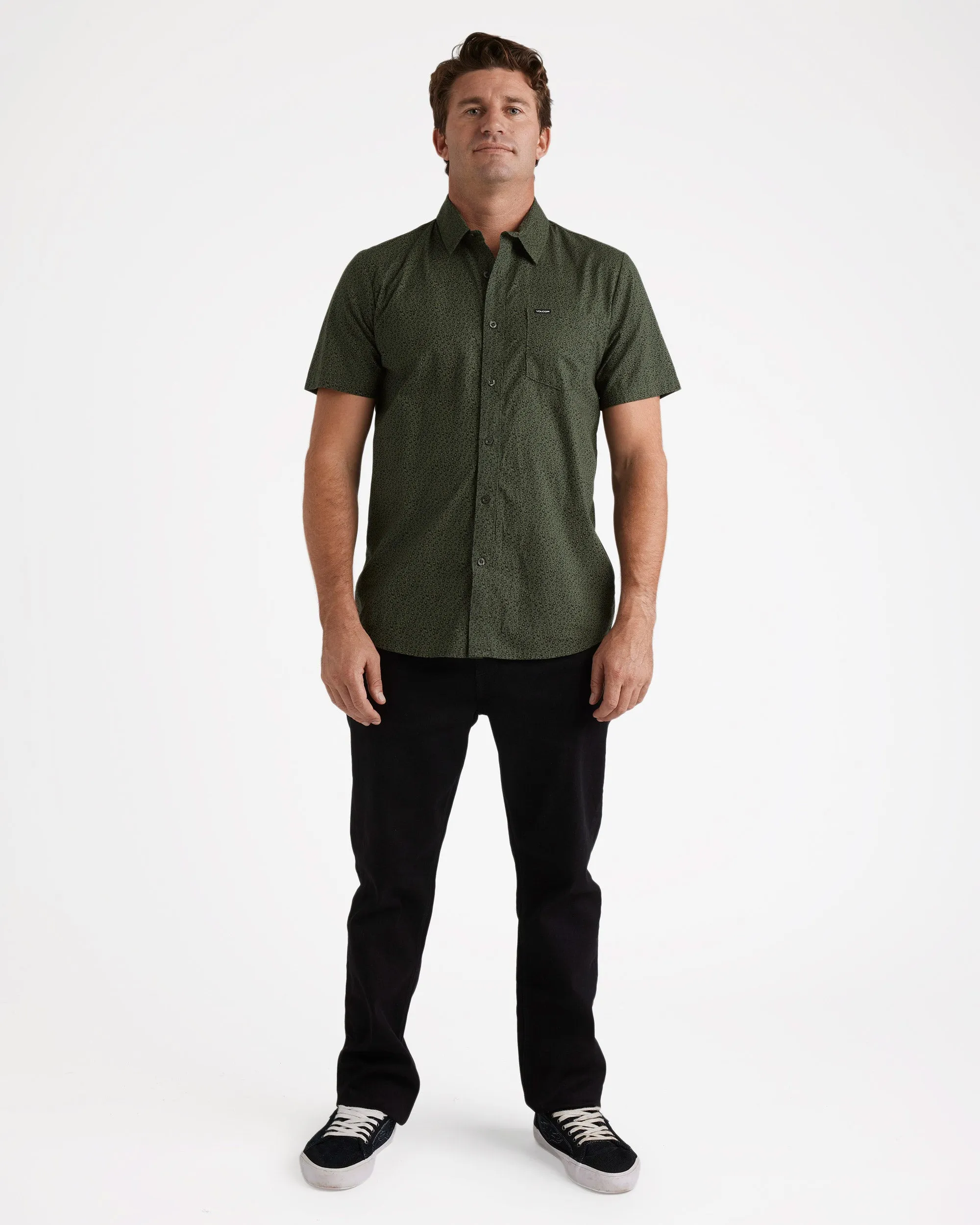 Warbler Short Sleeve Woven Shirt - Duffle Bag