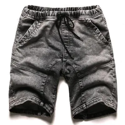 West Louis™ Elastic Waist Denim Shorts