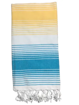 Yellow & Turquoise Towel - Shadow Collection